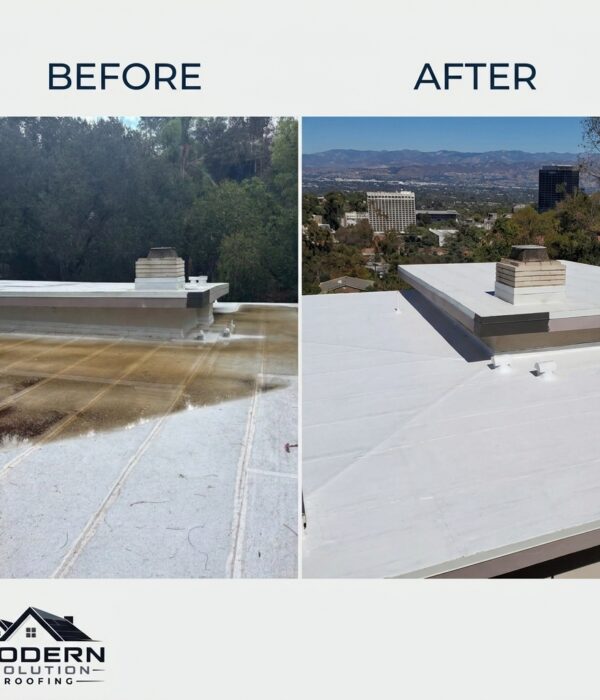 Flat Roof Cricket Installation