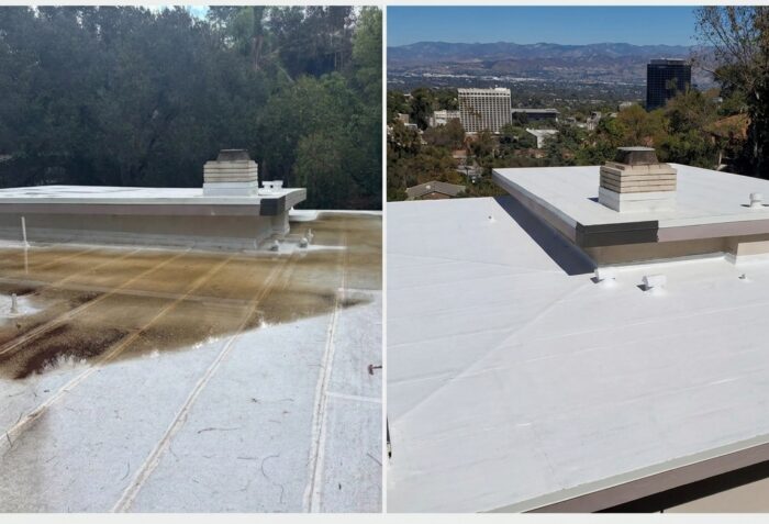 Flat Roof Cricket Installation